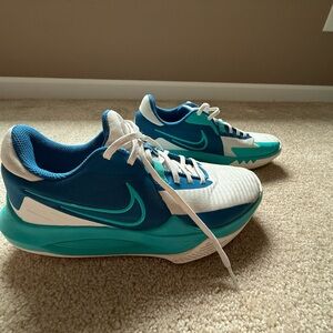 Nike Teal and White Athletic Shoes